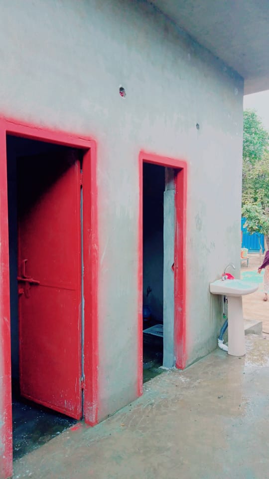 Picture of the new bathrooms.